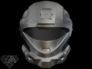 halo recon helmet Modelo de Impressão 3D