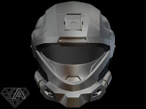 halo recon helmet 3D Print Model