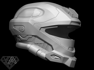 halo recon helmet Modelo de Impressão 3D