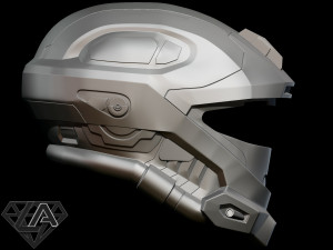 halo recon helmet Modelo de Impressão 3D