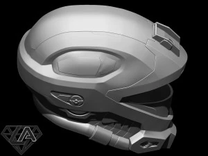 halo recon helmet 3D Print Model