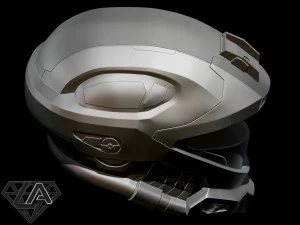 halo recon helmet 3D Print Model