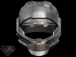 halo cqc helmet Model Cetak 3D