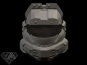 halo scout helmet 3Dプリントモデル