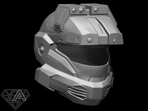 halo scout helmet 3Dプリントモデル