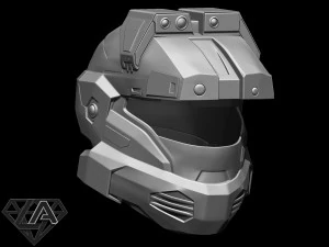 halo scout helmet 3D Print Model