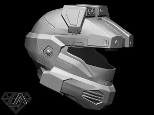 halo scout helmet 3D Print Model