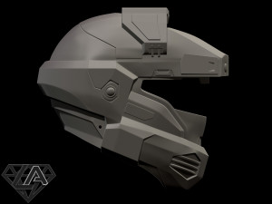 halo scout helmet 3Dプリントモデル