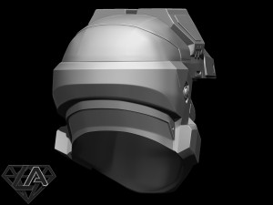 halo scout helmet 3Dプリントモデル