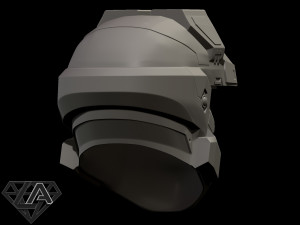 halo scout helmet 3Dプリントモデル