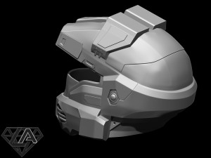 halo scout helmet 3Dプリントモデル