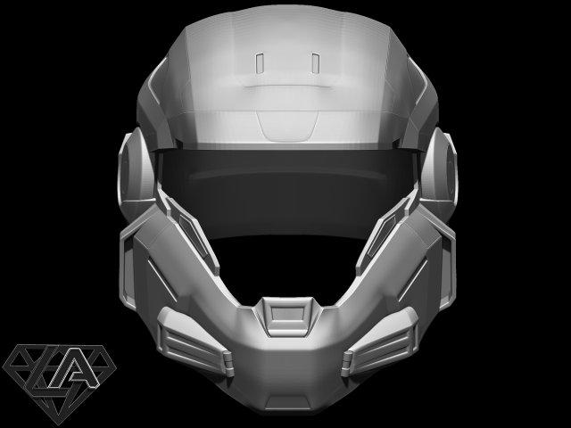 halo mark v helmet 3D-Druckmodell .c4d .max .obj .3ds .fbx .stl .blend 