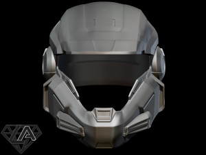 halo mark v helmet 3D-Druckmodell