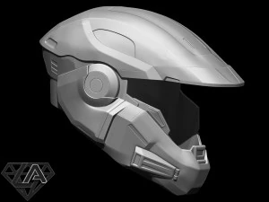 halo mark v helmet 3D Print Model