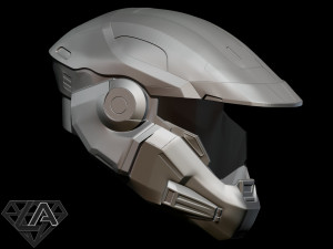 halo mark v helmet 3D-Druckmodell