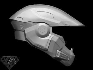 halo mark v helmet 3D-Druckmodell