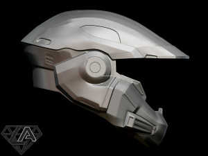 halo mark v helmet 3D-Druckmodell