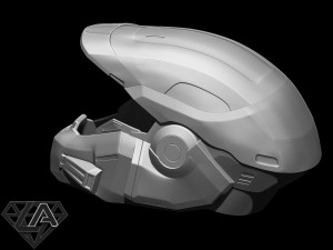 halo mark v helmet 3D-Druckmodell