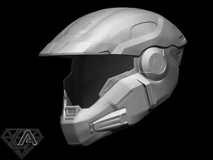 halo mark v helmet 3D Print Model