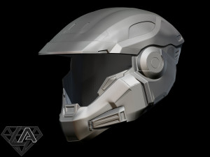 halo mark v helmet 3D-Druckmodell