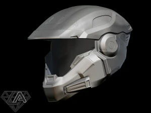 halo mark v helmet 3D Print Model