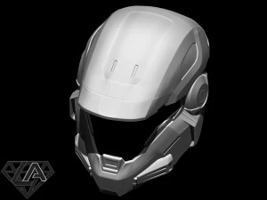 halo mark v helmet 3D Print Model