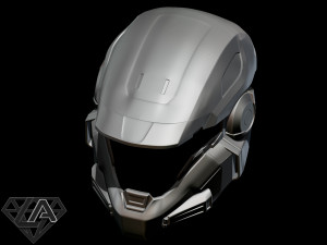 halo mark v helmet 3D-Druckmodell