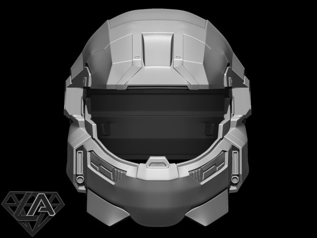 halo grenadier helmet 3D Print Model .c4d .max .obj .3ds .fbx .stl .blend 