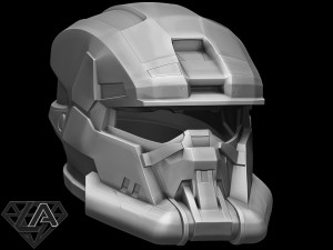 halo eod helmet Modelo de Impressão 3D