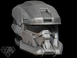 halo eod helmet Modelo de Impressão 3D
