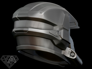 halo eod helmet Modelo de Impressão 3D