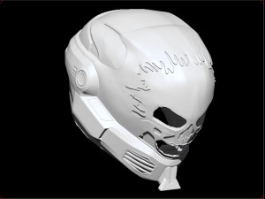 halo eva emile helmet 3D Print Model