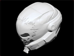 halo eva emile helmet 3D Print Model