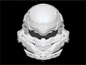 halo locus helmet 3D Print Model