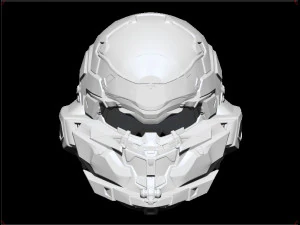 halo locus helmet 3D Print Model