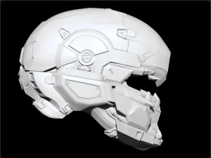 halo locus helmet 3D Print Model