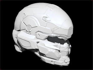 halo locus helmet 3D Print Model