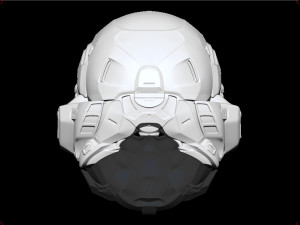 halo locus helmet 3Dプリントモデル