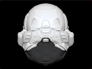 halo locus helmet 3D Print Model