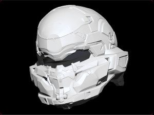 halo locus helmet 3Dプリントモデル