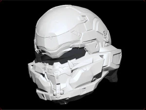 halo locus helmet 3D Print Model