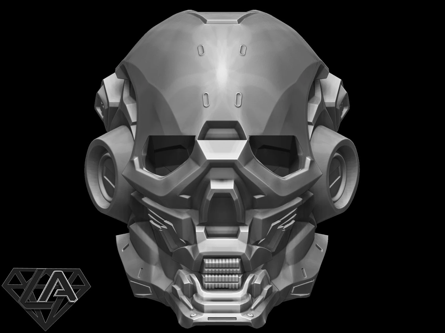 halo locus custom helmet 3D Print Model .c4d .max .obj .3ds .fbx .stl .blend 