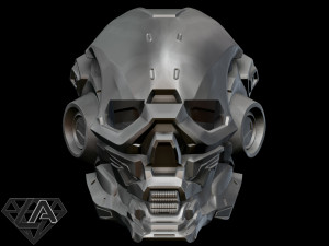 halo locus custom helmet 3D Print Model