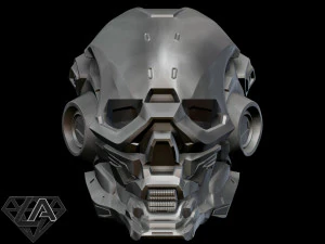halo locus custom helmet 3D Print Model