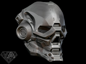 halo locus custom helmet 3D Print Model