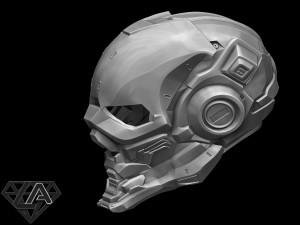 halo locus custom helmet 3D Print Model