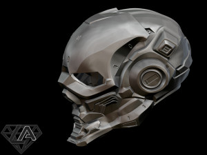 halo locus custom helmet 3D Print Model