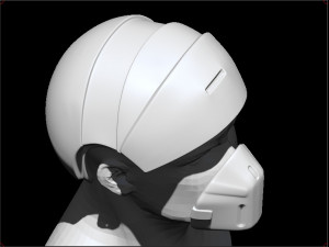 medic sci-fi helmet 3D प्रिंट मॉडल