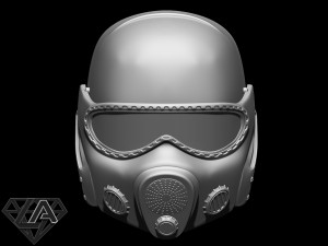 metro 2033 helmet 3D-printmodel