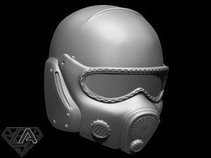 metro 2033 helmet 3D Baskı Modeli